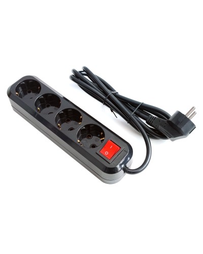 SP4B-318. Сетевой фильтр 4 розетки, 1,8м черный. 5bites в Сургуте