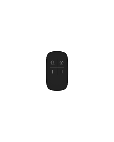 DS-PKF1-WE (цв. черный). Брелок 4-х кнопочный с обратной связью. AX PRO Hikvision в Сургуте