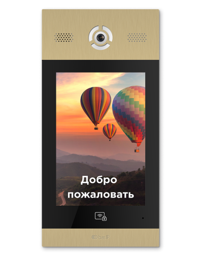 AA-14FB GOLD. Вызывная панель подъездного IP-домофона. BAS-IP в Сургуте