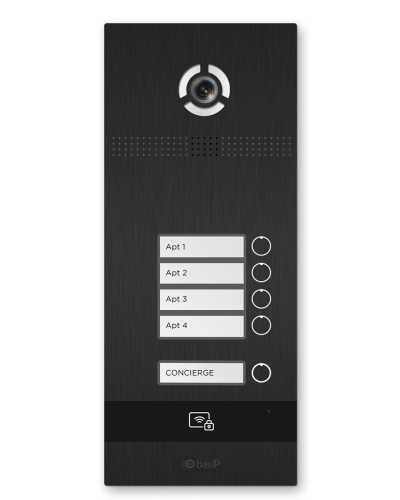 BI-04FB BLACK. Вызывная панель IP-домофона. BAS-IP в Сургуте