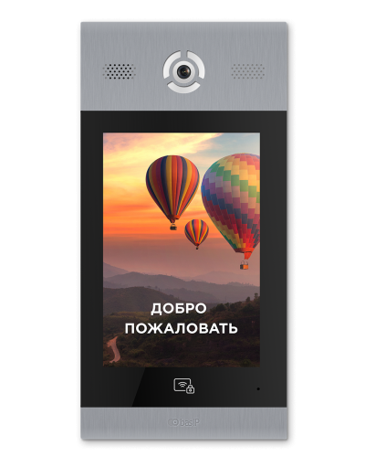 AA-14FB SILVER. Вызывная панель подъездного IP-домофона. BAS-IP в Сургуте