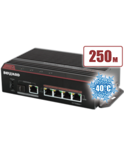 STP-411HP. Коммутатор 4-портовый. Beward в Сургуте