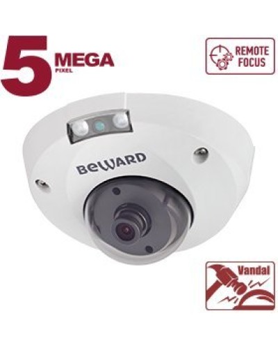 B5320DMR (6мм). Видеокамера IP купольная. Beward в Сургуте
