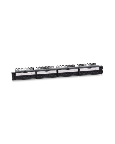 PL-24-KJ-RJ45-Cat.6a-180T (11832c): Патч-панель 19" (1U), 24 порта RJ-45, категория 6a, с задним кабельным организатором в Сургуте