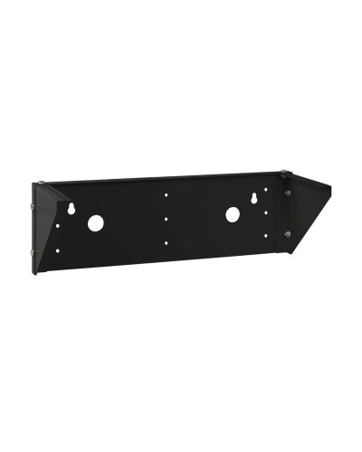 NC-3U-V-BK (12025c). Кронштейн настенный вертикальный 19 3U, цвет черный. CABEUS в Сургуте