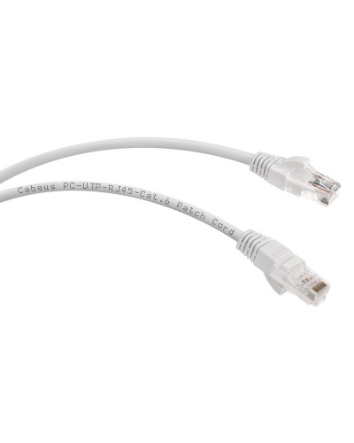 PC-UTP-RJ45-Cat.6-5m-WH (8674c), белый. Патч-корд медный. CABEUS в Сургуте