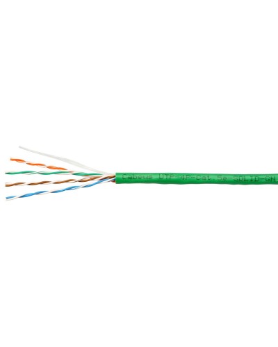 UTP-4P-Cat.5e-SOLID-LSLTx-GN (10990c). Кабель «витая пара» (LAN) для структурированных систем связи. CABEUS в Сургуте