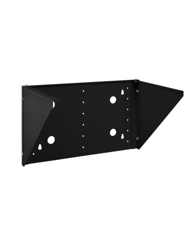 NC-6U-V-BK (12027c). Кронштейн настенный вертикальный 19 6U, цвет черный. CABEUS в Сургуте
