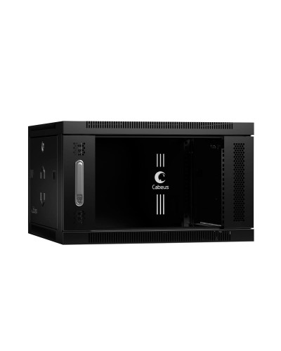 SH-05F-6U60/35-BK (8608c). Шкаф телекоммуникационный 19 настенный 6U. CABEUS в Сургуте