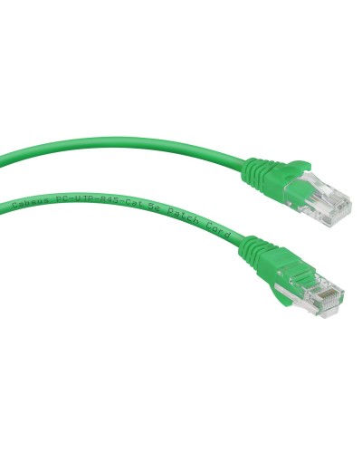PC-UTP-RJ45-Cat.5e-2m-GN (7455c), зелёный. Патч-корд медный. CABEUS в Сургуте