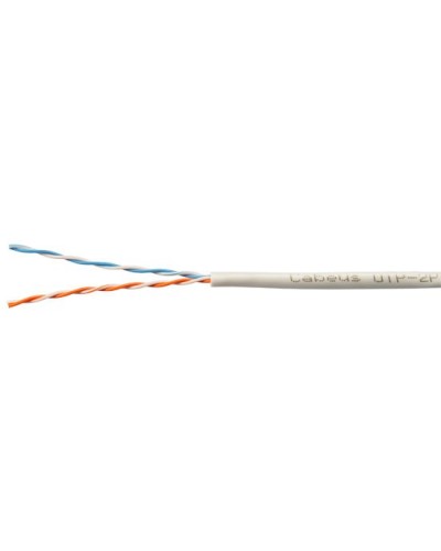 UTP-2P-Cat.5e-SOLID-LSZH-GY-100 (11063c-5). Кабель «витая пара» (LAN) для структурированных систем связи. CABEUS в Сургуте
