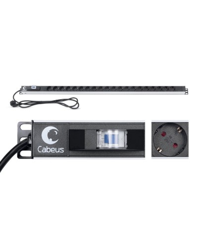 PDU-16-20S-B (9551c). Блок розеток. CABEUS в Сургуте