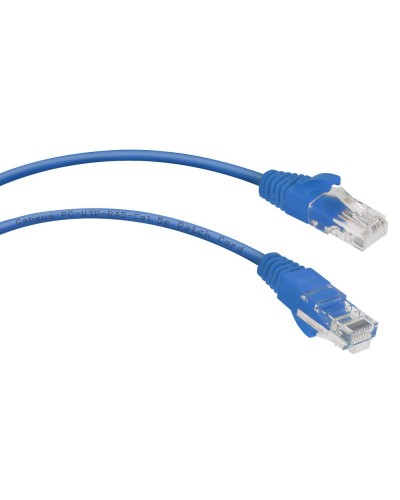 PC-UTP-RJ45-Cat.5e-0.3m-BL (7662c), синий. Патч-корд медный. CABEUS в Сургуте