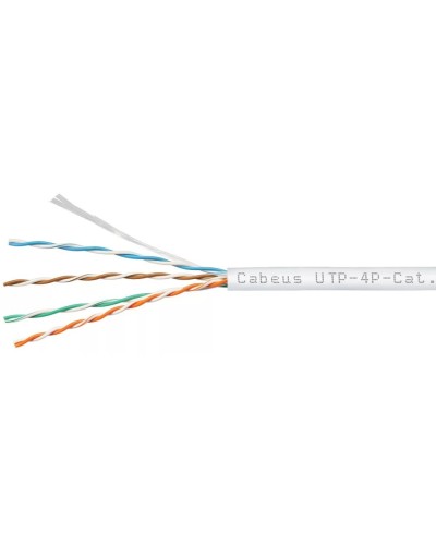 UTP-4P-Cat.5e-SOLID-LSZH-GY (9776c). Кабель «витая пара» (LAN) для структурированных систем связи. CABEUS в Сургуте