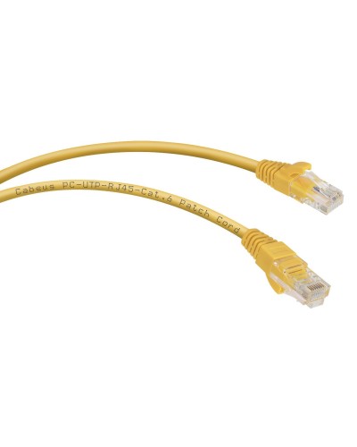PC-UTP-RJ45-Cat.6-2m-YL (8707c), желтый. Патч-корд медный. CABEUS в Сургуте