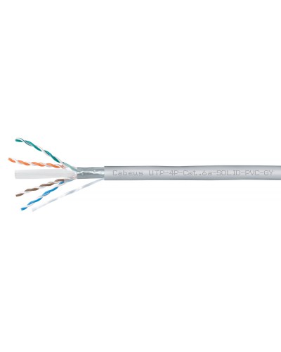 UTP-4P-Cat.6a-SOLID-PVC-GY (11373c). Кабель «витая пара» (LAN) для структурированных систем связи. CABEUS в Сургуте
