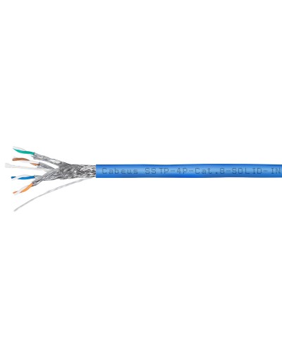 SSTP-4P-Cat.8-SOLID-IN-LSZH-BL-100 (7750c-1). Кабель «витая пара» (LAN) для структурированных систем связи. CABEUS в Сургуте