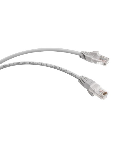 PC-UTP-RJ45-Cat.6-1m-LSZH (8877c), серый. Патч-корд медный. CABEUS в Сургуте