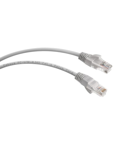 PC-UTP-RJ45-Cat.6-15m (8790c), серый. Патч-корд медный. CABEUS в Сургуте