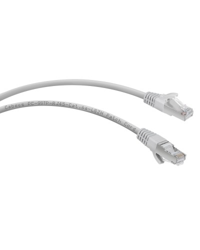 PC-SSTP-RJ45-Cat.6a-10m-LSZH (7906c), серый. Патч-корд медный. CABEUS в Сургуте
