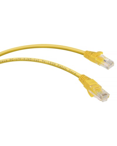 PC-UTP-RJ45-Cat.5e-1m-YL-LSZH (9497c), желтый. Патч-корд медный. CABEUS в Сургуте