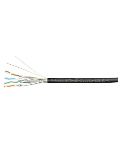 STP-4P-Cat.6a-SOLID-OUT-LSZH-UV (7198c). Кабель «витая пара» (LAN) для структурированных систем связи. CABEUS в Сургуте