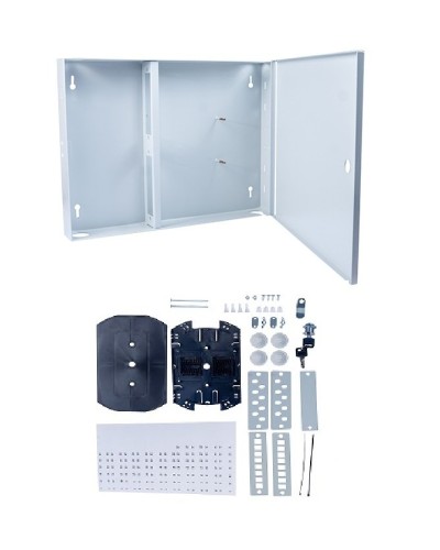 FO-WL-16-SC/2LC/FC/ST-FP-K (12302c). Бокс оптический настенный. CABEUS в Сургуте