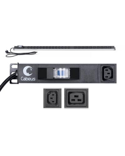 PDU-16-14C13-10C19-B-C14 (9553c). Блок розеток. CABEUS в Сургуте