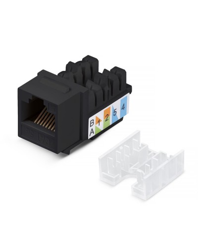 KJ-RJ45-Cat.5e-90-SW-BK (10101c): Вставка Keystone Jack RJ-47 в Сургуте