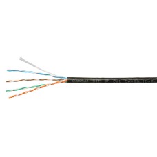UTP-4P-Cat.5e-SOLID-BK-100 (7252c-5). Кабель «витая пара» (LAN) для структурированных систем связи. CABEUS