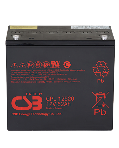 CSB GPL 12520. Аккумулятор герметичный свинцово-кислотный. CSB в Сургуте