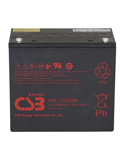CSB HRL 12200W FR. Аккумулятор герметичный свинцово-кислотный. CSB в Сургуте