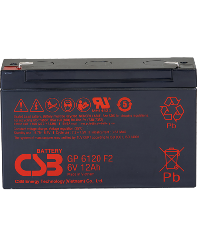 CSB GP 6120. Аккумулятор герметичный свинцово-кислотный. CSB в Сургуте