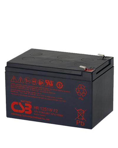 CSB HR 1251W. Аккумулятор герметичный свинцово-кислотный. CSB в Сургуте