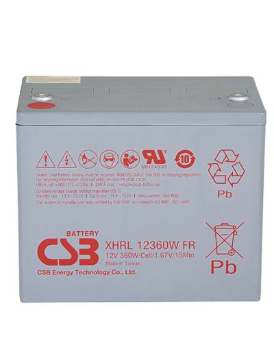 CSB XHRL 12360W FR. Аккумулятор герметичный свинцово-кислотный. CSB в Сургуте