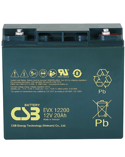 CSB EVX 12200. Аккумулятор герметичный свинцово-кислотный. CSB в Сургуте