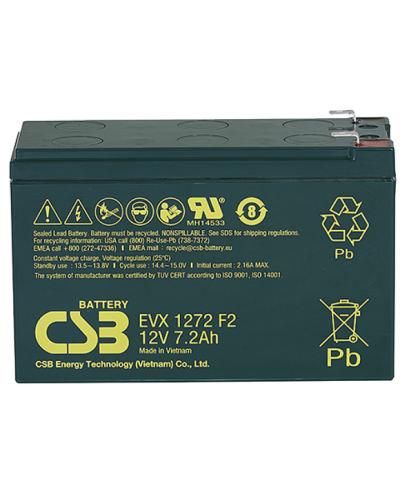 CSB EVX 1272. Аккумулятор герметичный свинцово-кислотный. CSB в Сургуте