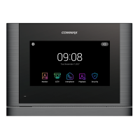 CDV-704MF (темное серебро) Black Smog. Монитор видеодомофона цветной. Commax