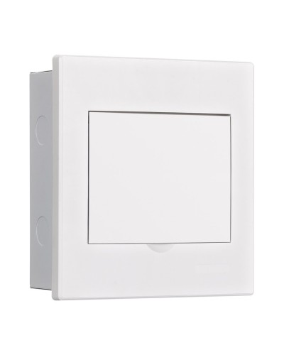 Корпус ЩРВ-М 6 модулей IP41 встраиваемый белая дверь (31101DEK). Корпус пластиковый. DEKraft в Сургуте
