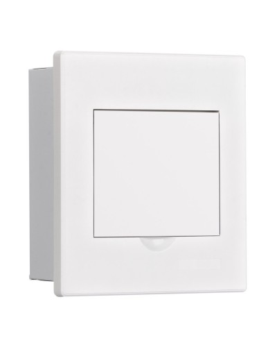 Корпус ЩРВ-М 4 модуля IP41 встраиваемый белая дверь (31100DEK). Корпус пластиковый. DEKraft в Сургуте