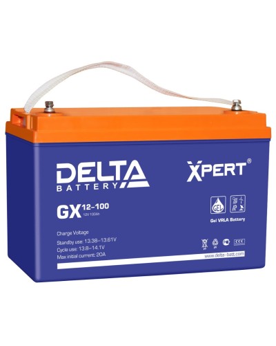 Delta GX 12-100. Аккумулятор герметичный свинцово-кислотный. Delta в Сургуте