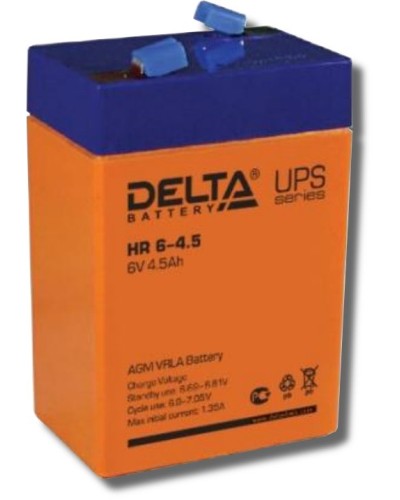 Delta HR 6-4.5. Аккумулятор герметичный свинцово-кислотный. Delta в Сургуте