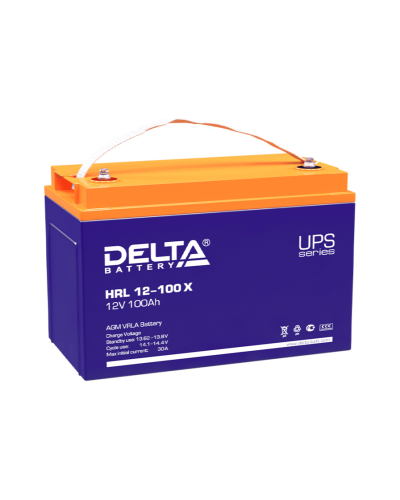 Delta HRL 12-100 X. Аккумулятор герметичный свинцово-кислотный. Delta в Сургуте