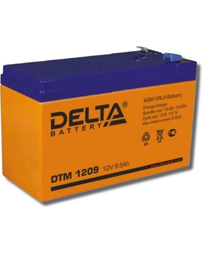 Delta DTM 1209. Аккумулятор герметичный свинцово-кислотный. Delta в Сургуте