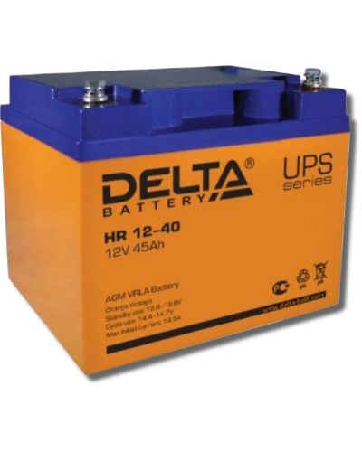 Delta HR 12-40. Аккумулятор герметичный свинцово-кислотный. Delta в Сургуте
