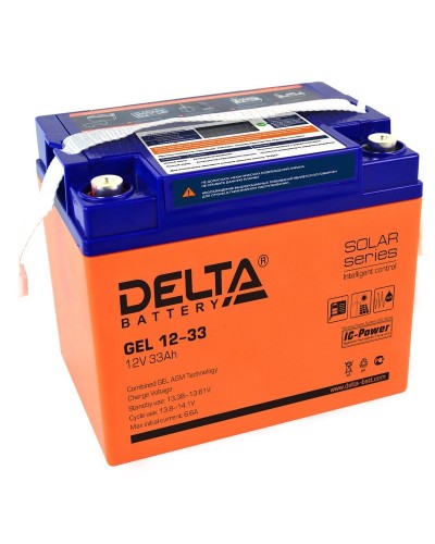 Delta GEL 12-33. Аккумулятор герметичный свинцово-кислотный. Delta в Сургуте