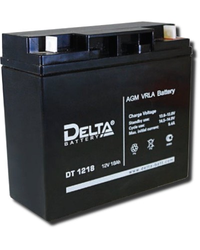 Delta DT 1218. Аккумулятор герметичный свинцово-кислотный. Delta в Сургуте