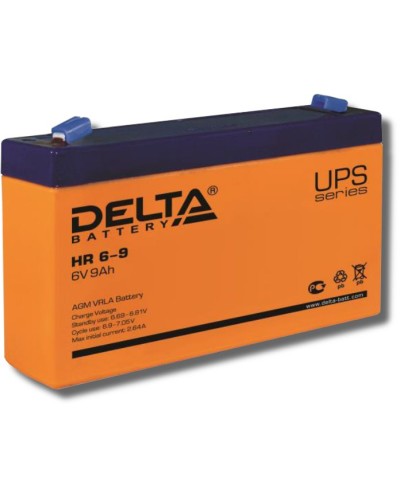 Delta HR 6-9. Аккумулятор герметичный свинцово-кислотный. Delta в Сургуте