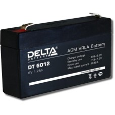 Delta DT 6012. Аккумулятор герметичный свинцово-кислотный. Delta