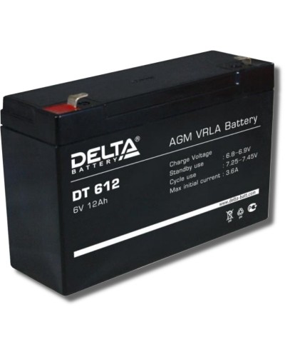 Delta DT 612. Аккумулятор герметичный свинцово-кислотный. Delta в Сургуте